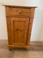 Houten nachtkastje, Huis en Inrichting, Ophalen, Gebruikt, Minder dan 45 cm, 70 cm of meer