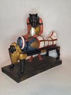 Gesigneerde Egyptische beeld, Ophalen of Verzenden