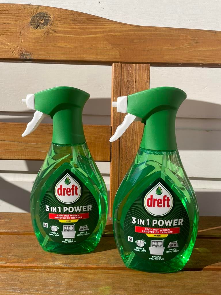 Dreft 3 in 1 power lemon spray | NIEUW schoonmaakartikelen, Ophalen of Verzenden