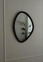 Spiegel mica decorations donker hout, Ophalen, Minder dan 50 cm, Zo goed als nieuw, Minder dan 100 cm