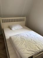 Tweepersoons bed, Ophalen, Gebruikt, Wit, Tweepersoons