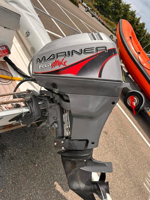 Mariner 15pk 4stroke E-start, Watersport en Boten, Buiten- en Binnenboordmotoren, Zo goed als nieuw, Benzine, 10 tot 30 pk, Ophalen