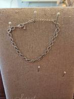 Zilver strass armband, Ophalen of Verzenden, Zilver, Zilver