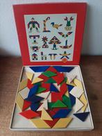 Vintage houten OKWA mozaïek in originele doos, Ophalen of Verzenden, Zo goed als nieuw, Overige typen