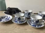 Blue Danube servies - 4x kop en schotel - 1x bonbonschaaltje, Ophalen of Verzenden