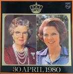 Grammofoonplaat 30 april 1980 Juliana Beatrix, Ophalen, Zo goed als nieuw, 12 inch