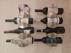 2 RVS Wijnrekken - 4 flessen per rek, Ophalen of Verzenden, Zo goed als nieuw, Metaal, Minder dan 5 flessen