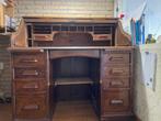 antiek houten rolluik bureau, Antiek en Kunst, Ophalen of Verzenden