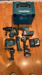 Makita set, Doe-het-zelf en Verbouw, Gereedschap | Boormachines, Ophalen of Verzenden, Zo goed als nieuw, Boor- en Schroefmachine