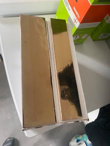 Te koop goud craquelé tegels 7,5 - 30 cm beschikbaar voor biedingen