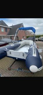 Tohatsu 9.8pk viertakt met honwave T40 boot, 5 tot 10 pk, Viertaktmotor, Ophalen of Verzenden, Zo goed als nieuw