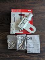 Raam/deurbeveiliging bijzetslot wit en bruin, Ophalen of Verzenden, Nieuw, Rvs, Slot