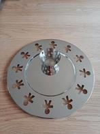 Alessi bord met waxinelichtjehouder, Ophalen of Verzenden, Gebruikt, Rond, Metaal