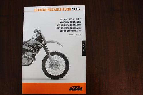 KTM 250 400 450 525 XC racing 2007 bedienungs anleitung, Motoren, Handleidingen en Instructieboekjes, Yamaha, Ophalen of Verzenden