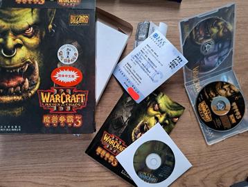 Warcraft III, Big Box incl all material, pc game, used beschikbaar voor biedingen