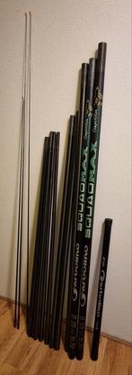 Garbolino Squad Max Competion Vaste Hengel,9/11.5mtr combi, Watersport en Boten, Ophalen, Zo goed als nieuw, Vaste hengel