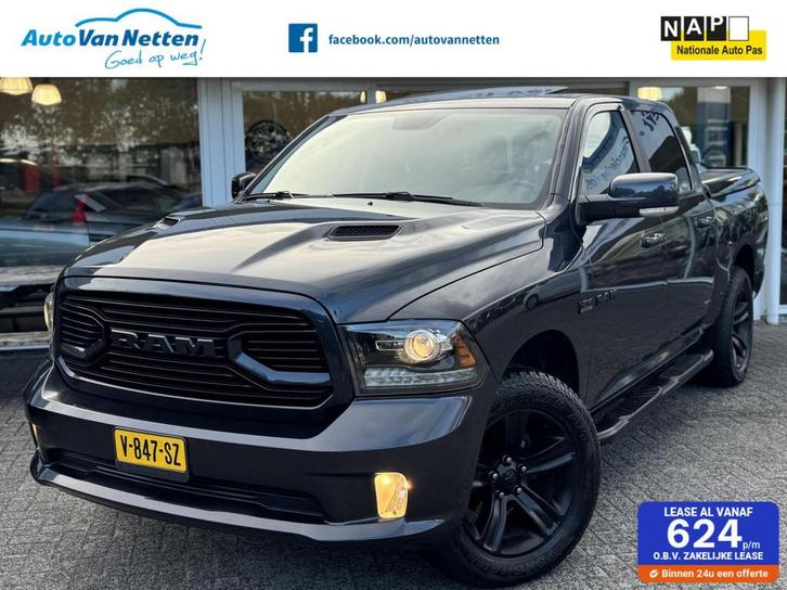 Dodge Ram 1500 4X4 5.7 V8 400pk 4x4 Crew Cab 5'7 SPORT,Xenon, Auto's, Dodge, Bedrijf, Te koop, RAM 1500, 4x4, ABS, Achteruitrijcamera