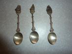 verzameling oude lepeltjes 3 schepen lepeltjes. I, Ophalen of Verzenden, Gebruikt, Metaal, Bestek