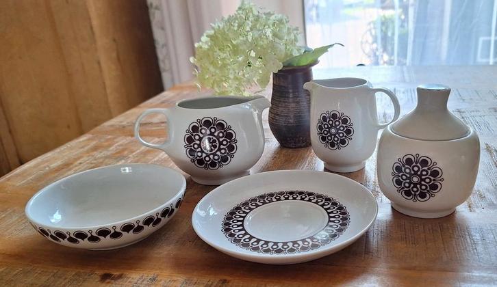 Hongaars porselein servies set, vintage, Antiek en Kunst, Antiek | Servies compleet, Ophalen
