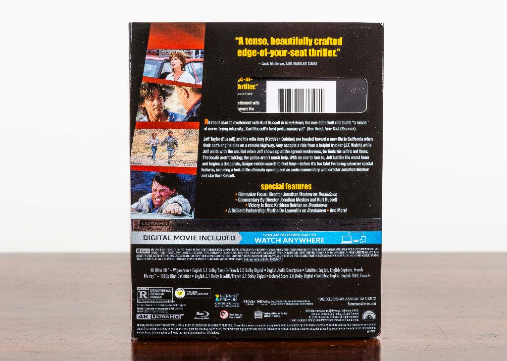 Breakdown 4K UHD + Blu-Ray (US Import), -, -, Ophalen of Verzenden, Nieuw in verpakking