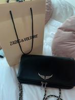zadig et voltaire rock clutch, Sieraden, Tassen en Uiterlijk, Tassen | Damestassen, Ophalen, Zo goed als nieuw, Zwart, Schoudertasje