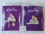 Efteling pins Assepoester met en zonder bedeltjes., Ophalen, Nieuw, Button of Speldje