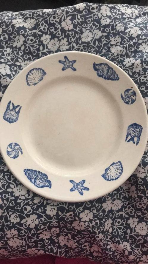 Oud blauw-wit bordje, Antiek en Kunst, Antiek | Servies los, Ophalen of Verzenden