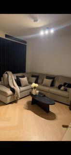 Beige Loungebank, Ophalen of Verzenden, Zo goed als nieuw