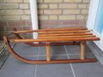 Vintage houten Davos Germina slee, Kinderen en Baby's, Speelgoed | Buiten | Sleeën, Ophalen, Gebruikt, Hout