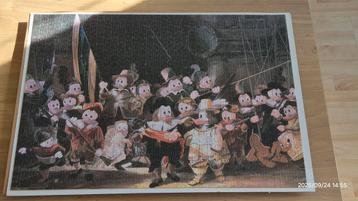 Nachtwacht Puzzel met Donald Duck beschikbaar voor biedingen