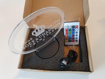 Moet&Chandon 3D Led Verlichting met AB en USB portt. beschikbaar voor biedingen