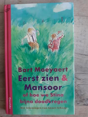 Eerst zien & Mansoor - hardcover boek - Bart Moeyaert