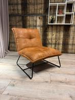 Nog als nieuw! Fauteuil cognac direct mee te nemen !, Huis en Inrichting, Fauteuils, Ophalen of Verzenden, Zo goed als nieuw, 75 tot 100 cm