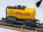 Minitrix N Shell Oliewagon, Ophalen of Verzenden, Gebruikt, Wagon, Trix