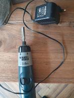 Black & Decker Schroevendraaier 3.6V, Ophalen of Verzenden, Gebruikt