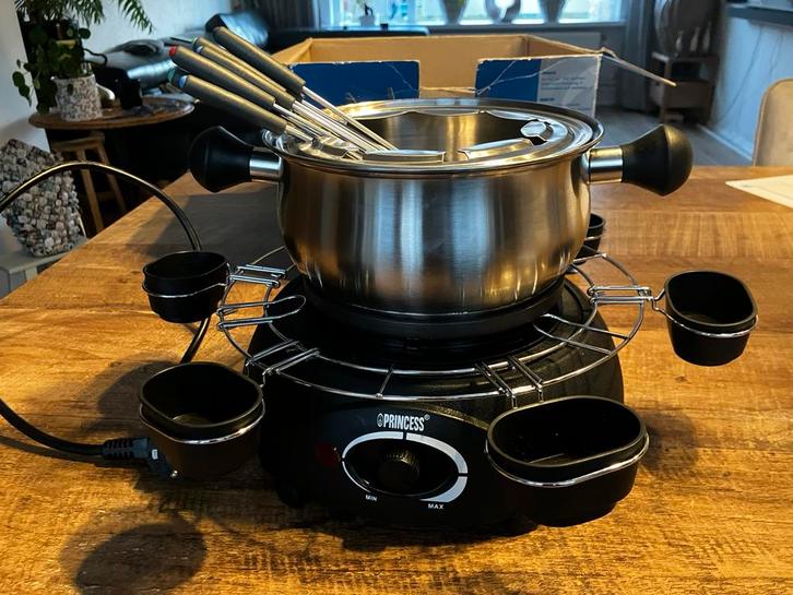 Princess 172665 Familie Fondueset, Witgoed en Apparatuur, Gourmetstellen, 4 t/m 7 personen, Ophalen of Verzenden