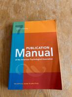 APA Publication Manual 7e, Ophalen of Verzenden, Alpha, Zo goed als nieuw, HBO