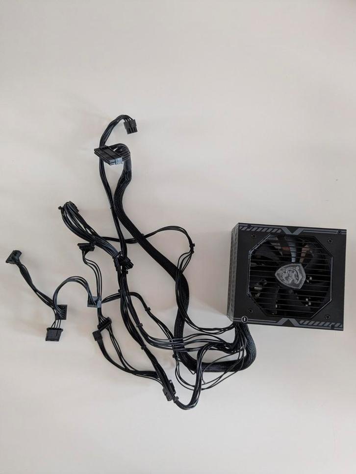 MSI MAG A550BN Voeding - 550W, Computers en Software, Interne voedingen, Gebruikt, Ophalen of Verzenden