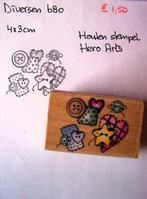 Diversen 680 Houten stempel, Ophalen of Verzenden, Gebruikt, Houten stempel