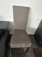 6 Grijze Stoelen met Houten Poten, Gebruikt, Ophalen of Verzenden, Grijs, Vijf, Zes of meer stoelen