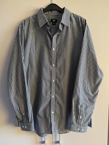 H&M Overhemd heren blouse zwart-wit geruit XL beschikbaar voor biedingen