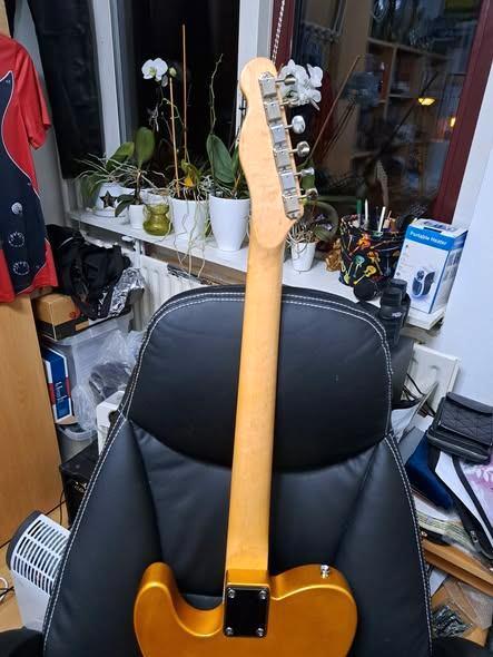 telecaster handmade gold, Muziek en Instrumenten, Snaarinstrumenten | Gitaren | Elektrisch, Nieuw, Solid body, Overige merken