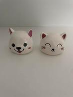 2 kleine spaarpotjes, Ophalen, Zo goed als nieuw, Steen, Aardewerk of Keramiek, Dier