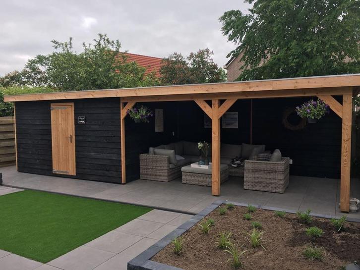 Tuinhuis, overkapping Maatwerk, Tuin en Terras, Tuinhuizen, Nieuw, 250 tot 500 cm, 3 ramen of meer, Ophalen