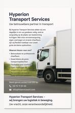 Transport bedrijf met chauffeurs en bedrijf wagens, Vacatures, 33 - 40 uur, Overige niveaus, Vanaf 10 jaar, Overige vormen