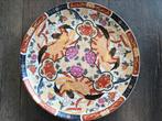 Groot Chinees Imari wand bord met vogels * 40cm doorsnede, Antiek en Kunst, Ophalen of Verzenden
