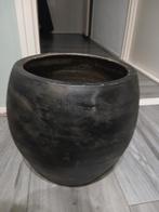 Zwarte Bloempot, Ophalen, Gebruikt, Minder dan 60 cm, Rond