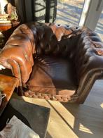 Mooie zitstoel oud, Huis en Inrichting, Fauteuils, Ophalen, 100 tot 125 cm, Leer, Zo goed als nieuw