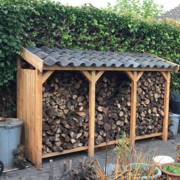haardhout opslag,openhaard berging,haardhok,nieuw, Tuin en Terras, Haardhout, Minder dan 3 m³, Ophalen of Verzenden