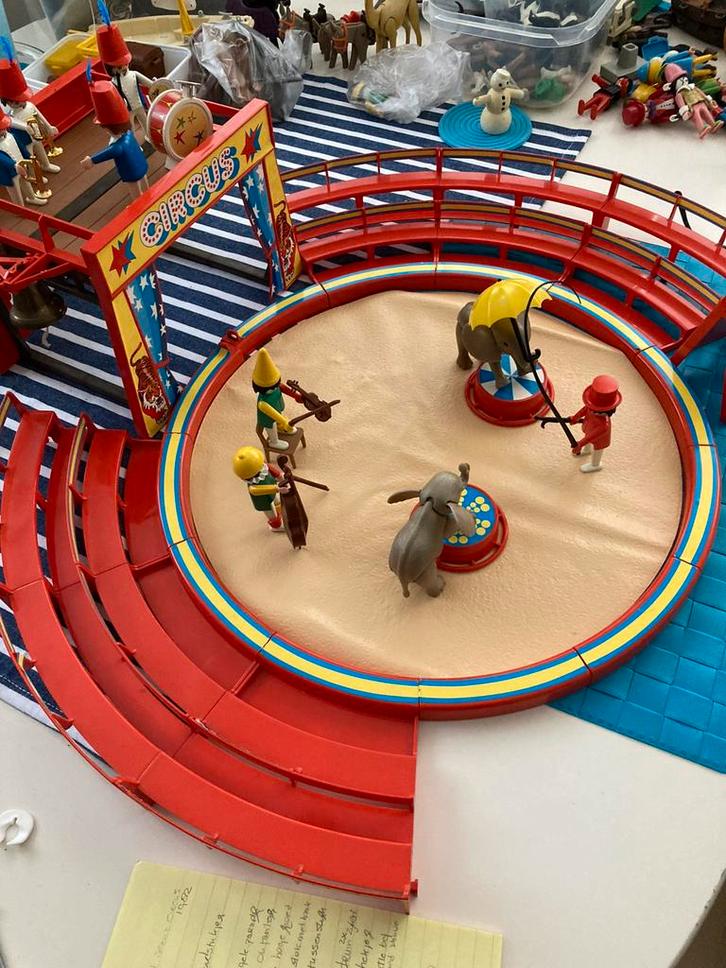 Playmobil 3553 rode arena circus 1982, Kinderen en Baby's, Speelgoed | Playmobil, Gebruikt, Complete set, Ophalen of Verzenden